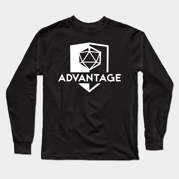 Advantage Silhouette Logo Long Sleeve T-Shirt by advantagednd